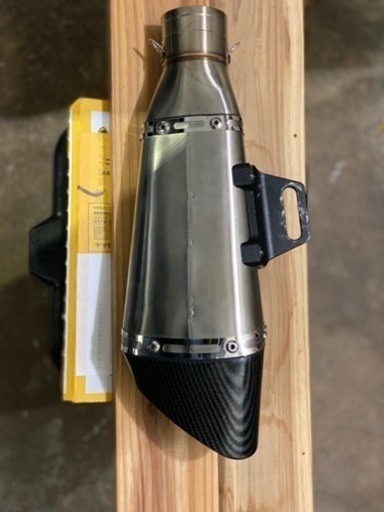 バイク 汎用ヨシムラショートサイレンサー2エンド