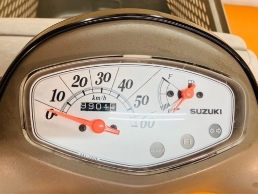 9901km レッツ4バスケット CA43A スズキ 原付☆ 始動動画あり