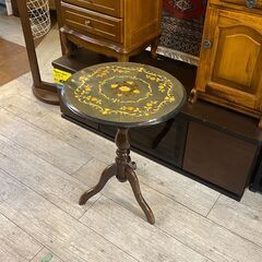 アンティーク☆イタリア製 象嵌細工 コーヒーテーブル サイドテーブル