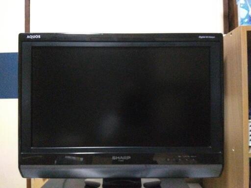 SHARP　20インチテレビ　動作品　値段交渉可