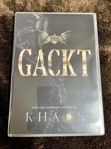 ミュージック GACKT KHAOS 20th ANNIVERSARY LIVETOUR 2020