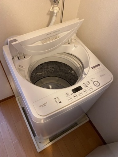 洗濯機 SHARP ES-GE5D(白)