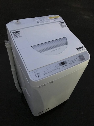 ♦️EJ713番SHARP電気洗濯乾燥機 【2018年製】
