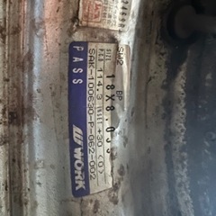 Work SCHWERT SW2 18インチ8jj 114.3 5穴 2本セット