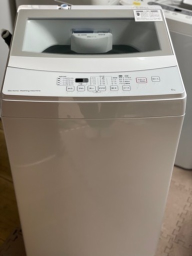 送料・設置込み　洗濯機　6kg NITORI 2019年