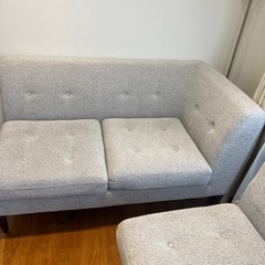 【美品】ダイニングソファセット【ソファ×2、テーブル】