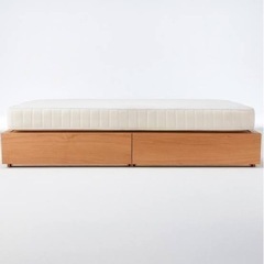 無印良品 収納ベッド・シングル・オーク材 MUJI