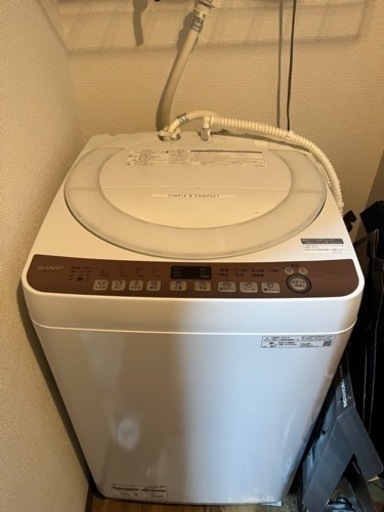 SHARP全自動電気洗濯機ES-T712