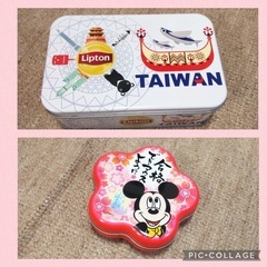 リプトンの缶　ディズニーの缶（中身はなし）