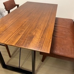 [〜3/25まで]美品ダイニングセット(ソファー、椅子2脚)