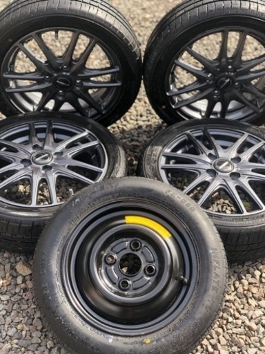 軽自動車【14インチ】タイヤ.ホイール.スペアタイヤ付