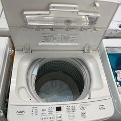 洗濯機　No.6003　アクア　6kg　2019年製　AQW-S6E7　【リサイクルショップどりーむ荒田店】