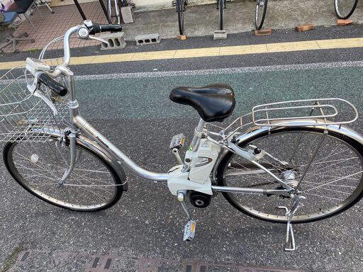 SALEお持ち帰り限定-¥5000 YAMAHA PAS kiss 8.7Ah 電動自転車【中古 