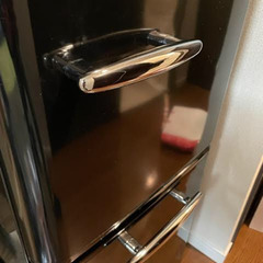 【3/18土曜日引取限定】中村区　お洒落なブラック冷蔵庫