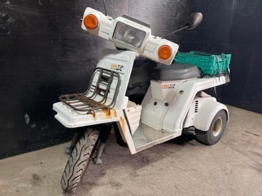 ★お支払総額4.2万円★ 買取強化中！どんな車両も1万円～保証します！ ホンダ ジャイロX TD01 2ストジャイロ！前後キャリア付き！配達に♪