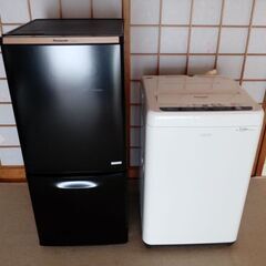 パナソニック 2016年製 冷蔵庫 NR-BW148C、洗濯機 ...