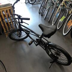 売りきれました【中古自転車】ミニビーチ 20インチ 外装6段 艶消し黒