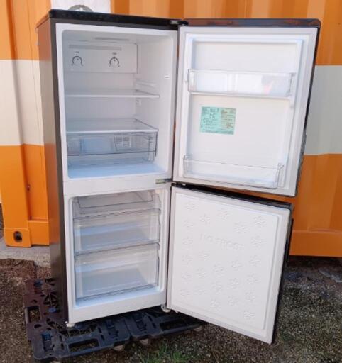 ■2020年製■Haier ハイアール 148L 2ドア冷蔵庫 JR-NF148B（ブラック）「区っ切り棚冷凍室」