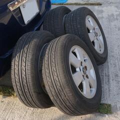 【受渡し者決定】15インチ トヨタ純正ホイール&タイヤ４本セット 195/65/R15
