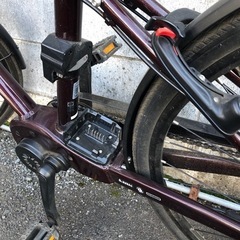 アサヒ 電動アシスト自転車 パープル【トレファク上福岡】