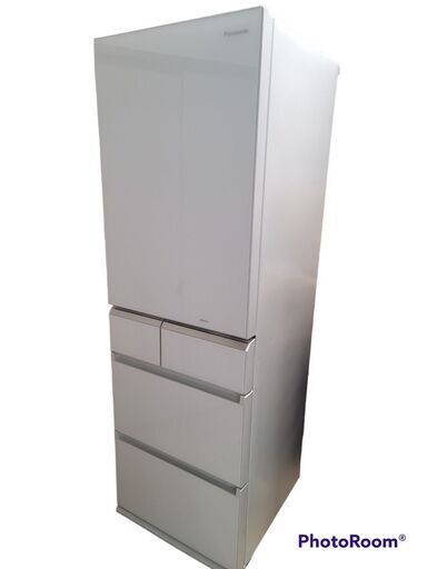 引き取り限定★Panasonic　ノンフロン冷凍冷蔵庫　NR-E412PVｰW　2016年製　動作品