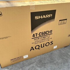 東住吉区引き取り限定！！ シャープ 4K液晶テレビ 50V型 4T-C50CH1 美品