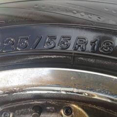ヨコハマブルーアース　225/55R18 　20年モデル　ビンテージホイール付き