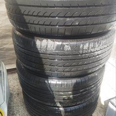 ヨコハマブルーアース　225/55R18 　20年モデル　ビンテージホイール付き