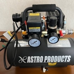 アストロプロダクツ 6Lエアーコンプレッサー&電源延長コード10m&エアゲージ 車･バイク用空気入れ