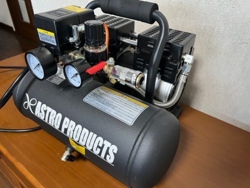 アストロプロダクツ 6Lエアーコンプレッサー&電源延長コード10m&エアゲージ 車･バイク用空気入れ