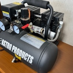 アストロプロダクツ 6Lエアーコンプレッサー&電源延長コード10m&エアゲージ 車･バイク用空気入れ