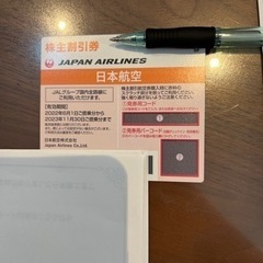 JAL 株主　優待　割引券