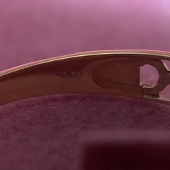 K18YG メレダイヤデザインリング