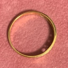 K18YG メレダイヤデザインリング