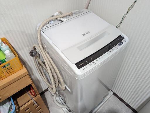 美品 日立 2020年購入 全自動洗濯機 BW-V70E ビートウォッシュ