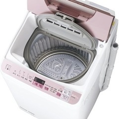 シャープ タテ型洗濯乾燥機 穴なし槽 5.5kg ピンク 原価5...