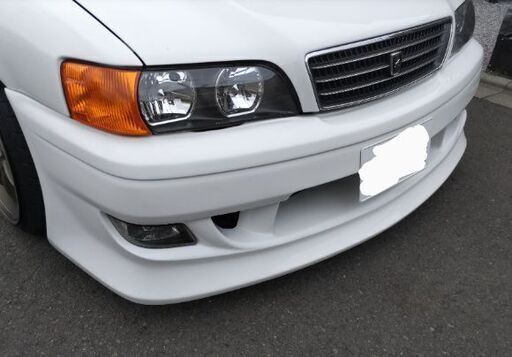 チェイサー JZX100 純正フロントバンパー、純正リップ 中古】☆JZX100
