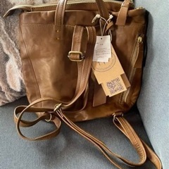 新品未使用 ihomi 牛革 リュックサック ハンドバッグ