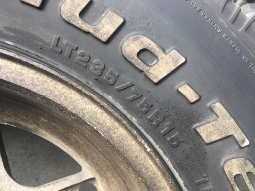 bfgoodrich MT 235/75r15 4本 ホイール zona2本 ジムニー 【公式通販】