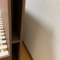 ニトリ すのこダブルベッド 充電器、収納付き