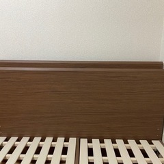 ニトリ すのこダブルベッド 充電器、収納付き