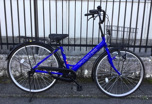＜消費税、防犯登録込＞＜美品車＞ダカラットベース・26インチ・ネイビー・変速なし・洗車済み