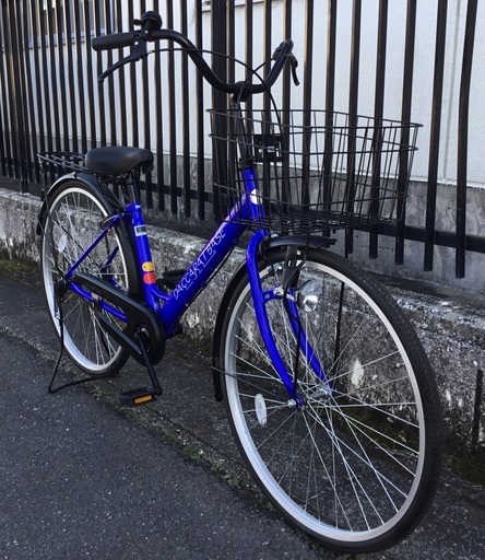 ＜消費税、防犯登録込＞＜美品車＞ダカラットベース・26インチ・ネイビー・変速なし・洗車済み 消費税、防犯登録込＞＜美品車＞ダカラットベース・26インチ・ネイビー