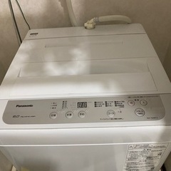 パナソニック洗濯機　2019年製