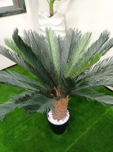 ①【処分価格】新品 ソテツ 人工観葉植物 フェイクグリーン インテリア　高品質