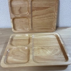 【美品】木製プレート　2つ