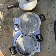 無水鍋　圧力鍋セット