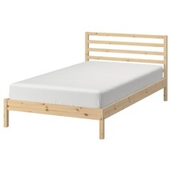 IKEA ベッドフレーム + ベッドベース(すのこ) セット ベ...