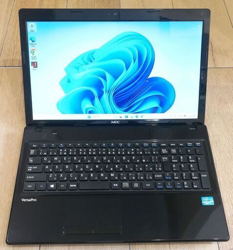 NEC VersaPro J VJ24L/FW-G 良品 エクセル・ワードOK Windows11pro Intel Core i3-3120M 8GBメモリ SSD256GB WiFi内蔵  DVDスーパーマルチドライブ搭載モデル