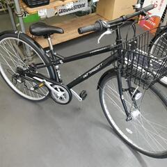 売りきれました【中古自転車】美品 実用的クロスバイク 艶消し黒 BiZ 